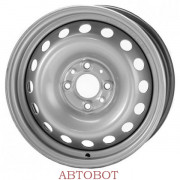 Диск колесный штампованный "Trebl" 5,5x16 5x160 ET56 D65,1 Ford Transit Silver (9597)