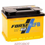 АКБ "FORSE" EFB 60А*ч, стартовый ток 620А о.п. (ограничение: Крым, Дагестан, Ингушетия, Чечня)