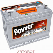 АКБ "Povver" 100А*ч, стартовый ток SAE 900А, EN 850А п.п.