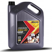 Масло моторное "AKross" 10w40 Premium SG/CD полусинтетическое АКЦИЯ 5л+чернитель шин "AKross" 500мл