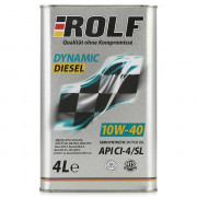 Масло моторное "Rolf" 10w40 Dynamic Diesel CI-4/SL полусинтетическое 4л